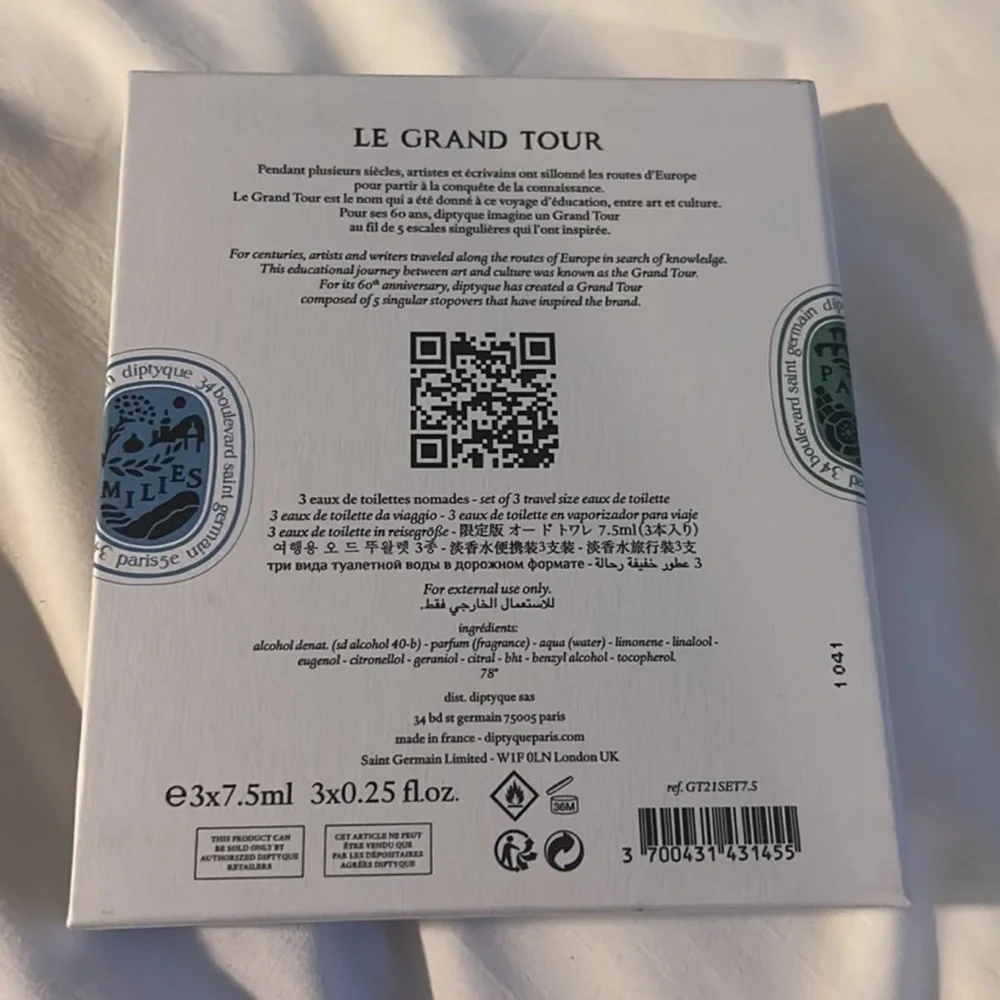 NEW - 2 Diptyque Limited Edition Venise Eau De Toilette Travel perfume x 2 7.5ml - Picture 5 of 5